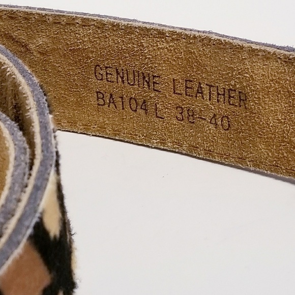 Unbranded | Women's Leopard or Cheetah Print 47" Genuine Leather Belt (One Size) - Picture 5 of 9